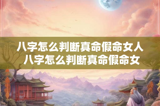 八字怎么判断真命假命女人 八字怎么判断真命假命女人婚姻