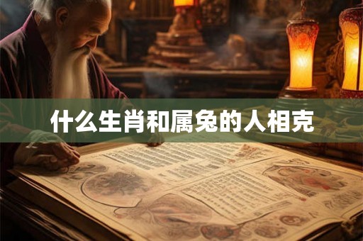 什么生肖和属兔的人相克