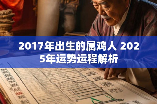 2017年出生的属鸡人 2025年运势运程解析 2017年出生的属鸡人 2025年运势运程解析