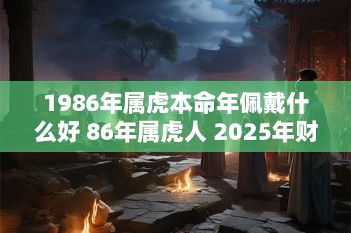 1986年属虎本命年佩戴什么好 86年属虎人 2025年财运方位