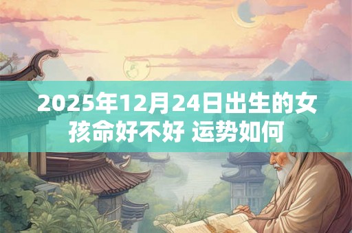 2025年12月24日出生的女孩命好不好 运势如何 2025年12月24日出生的女孩命好不好 运势如何