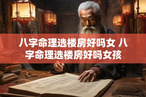 八字命理选楼房好吗女 八字命理选楼房好吗女孩