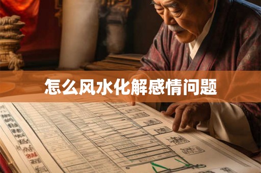 怎么风水化解感情问题 怎么风水化解感情问题