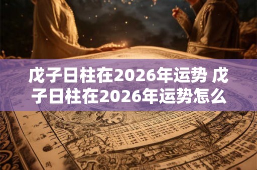 戊子日柱在2026年运势 戊子日柱在2026年运势怎么样