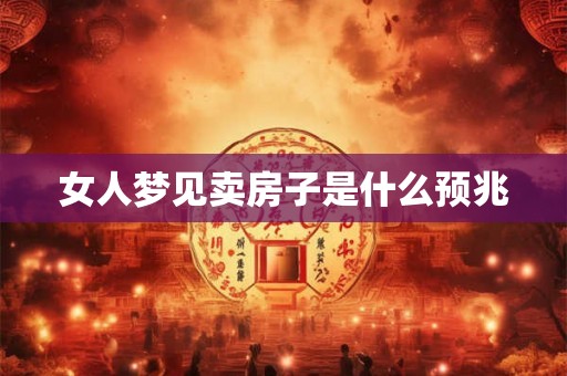 女人梦见卖房子是什么预兆 女人梦见卖房子是什么预兆