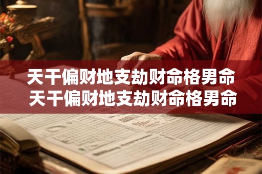 天干偏财地支劫财命格男命 天干偏财地支劫财命格男命好不好 天干偏财地支劫财命格男命 天干偏财地支劫财命格男命好不好