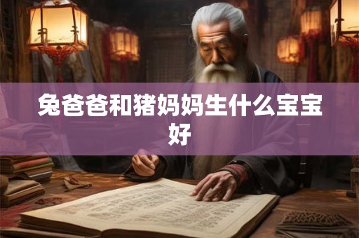 兔爸爸和猪妈妈生什么宝宝好 兔爸爸和猪妈妈生什么宝宝好