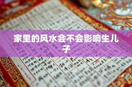 家里的风水会不会影响生儿子 家里的风水会不会影响生儿子