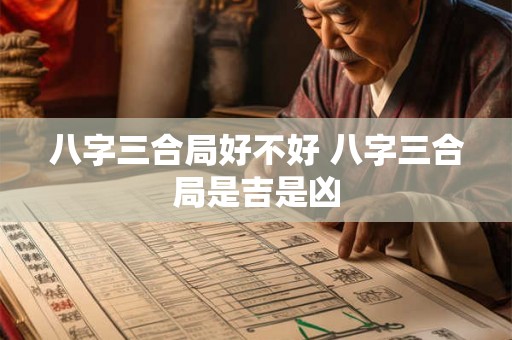 八字三合局好不好 八字三合局是吉是凶 八字三合局好不好 八字三合局是吉是凶