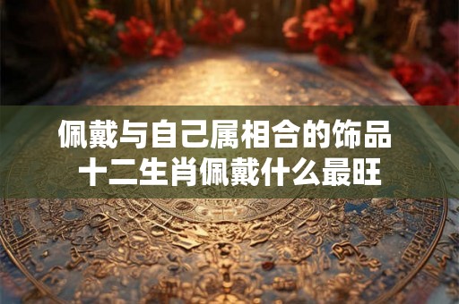 佩戴与自己属相合的饰品 十二生肖佩戴什么最旺 佩戴与自己属相合的饰品 十二生肖佩戴什么最旺