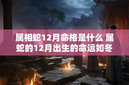 属相蛇12月命格是什么 属蛇的12月出生的命运如冬月 属相蛇12月命格是什么 属蛇的12月出生的命运如冬月