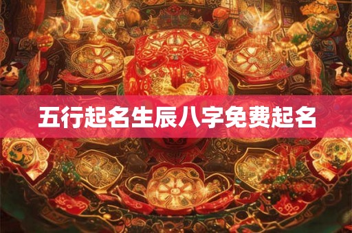 五行起名生辰八字免费起名 五行起名生辰八字免费起名
