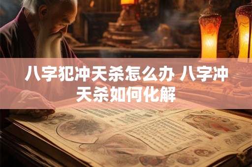 八字犯冲天杀怎么办 八字冲天杀如何化解 八字犯冲天杀怎么办 八字冲天杀如何化解