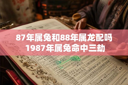 87年属兔和88年属龙配吗 1987年属兔命中三劫
