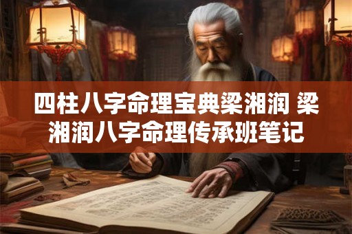 四柱八字命理宝典梁湘润 梁湘润八字命理传承班笔记