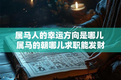 属马人的幸运方向是哪儿 属马的朝哪儿求职能发财 属马人的幸运方向是哪儿 属马的朝哪儿求职能发财