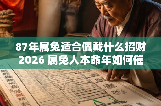 87年属兔适合佩戴什么招财2026 属兔人本命年如何催旺财运 87年属兔适合佩戴什么招财2026 属兔人本命年如何催旺财运