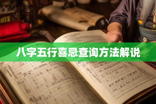 八字五行喜忌查询方法解说 八字五行喜忌查询方法解说