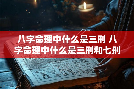 八字命理中什么是三刑 八字命理中什么是三刑和七刑 八字命理中什么是三刑 八字命理中什么是三刑和七刑
