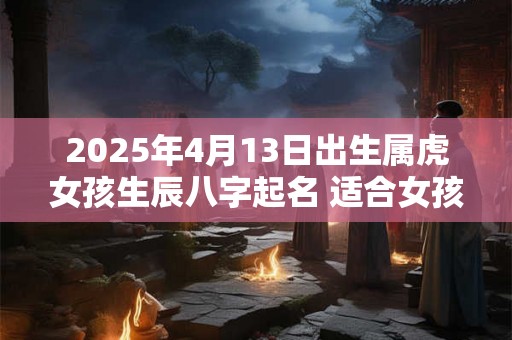 2025年4月13日出生属虎女孩生辰八字起名 适合女孩的名字 2025年4月13日出生属虎女孩生辰八字起名 适合女孩的名字