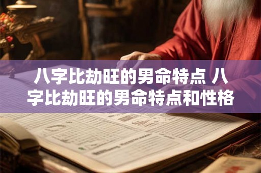 八字比劫旺的男命特点 八字比劫旺的男命特点和性格 八字比劫旺的男命特点 八字比劫旺的男命特点和性格