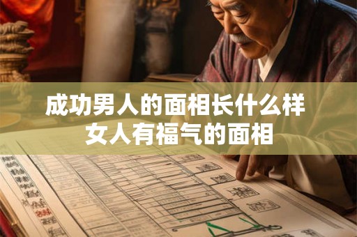 成功男人的面相长什么样 女人有福气的面相 成功男人的面相长什么样 女人有福气的面相