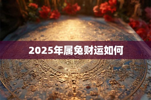 2025年属兔财运如何 2025年属兔财运如何