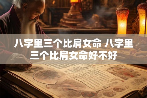 八字里三个比肩女命 八字里三个比肩女命好不好 八字里三个比肩女命 八字里三个比肩女命好不好