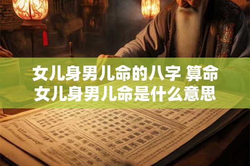 女儿身男儿命的八字 算命女儿身男儿命是什么意思 女儿身男儿命的八字 算命女儿身男儿命是什么意思