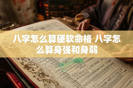 八字怎么算硬软命格 八字怎么算身强和身弱