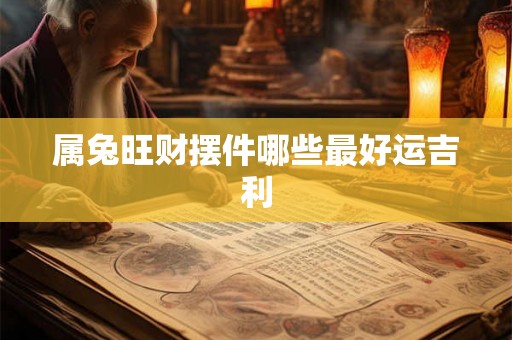 属兔旺财摆件哪些最好运吉利