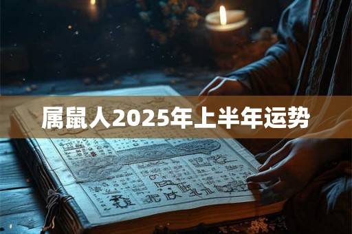属鼠人2025年上半年运势 属鼠人2025年上半年运势
