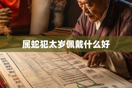 属蛇犯太岁佩戴什么好 属蛇犯太岁佩戴什么好