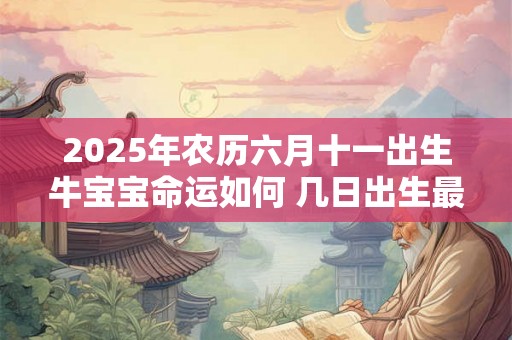 2025年农历六月十一出生牛宝宝命运如何 几日出生最好 2025年农历六月十一出生牛宝宝命运如何 几日出生最好