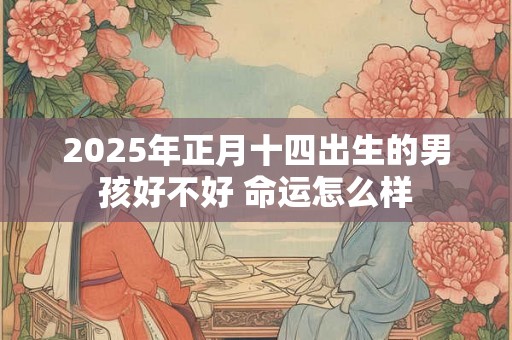 2025年正月十四出生的男孩好不好 命运怎么样 2025年正月十四出生的男孩好不好 命运怎么样
