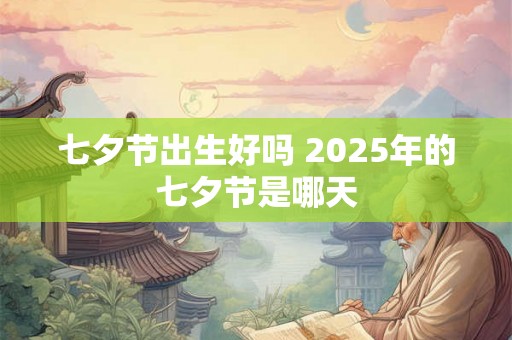 七夕节出生好吗 2025年的七夕节是哪天 七夕节出生好吗 2025年的七夕节是哪天