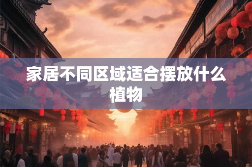 家居不同区域适合摆放什么植物 家居不同区域适合摆放什么植物