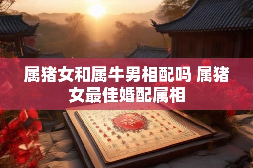 属猪女和属牛男相配吗 属猪女最佳婚配属相