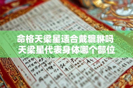 命格天梁星适合戴貔貅吗 天梁星代表身体哪个部位 命格天梁星适合戴貔貅吗 天梁星代表身体哪个部位