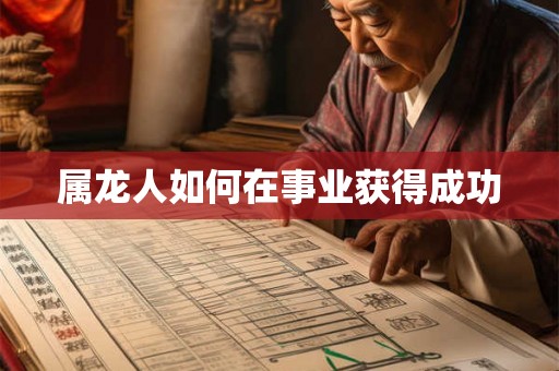 属龙人如何在事业获得成功 属龙人如何在事业获得成功
