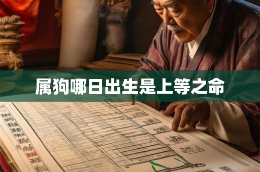 属狗哪日出生是上等之命 属狗哪日出生是上等之命