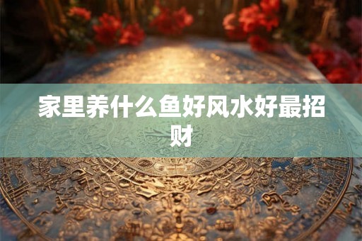 家里养什么鱼好风水好最招财 家里养什么鱼好风水好最招财