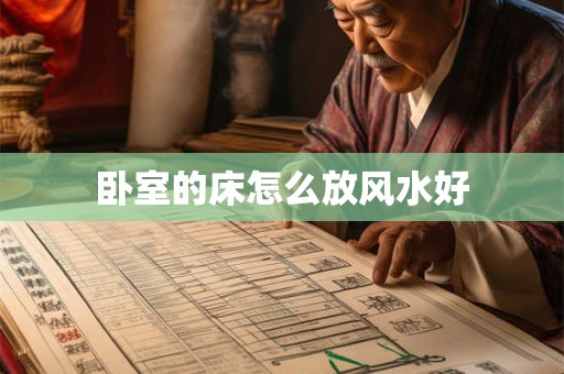 卧室的床怎么放风水好