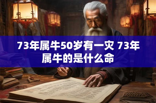73年属牛50岁有一灾 73年属牛的是什么命 73年属牛50岁有一灾 73年属牛的是什么命