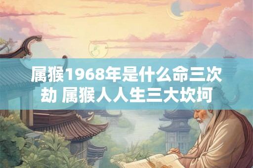属猴1968年是什么命三次劫 属猴人人生三大坎坷 属猴1968年是什么命三次劫 属猴人人生三大坎坷