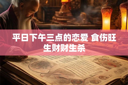 平日下午三点的恋爱 食伤旺生财财生杀 平日下午三点的恋爱 食伤旺生财财生杀