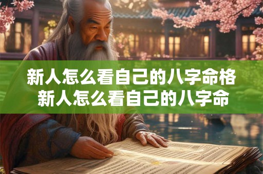 新人怎么看自己的八字命格 新人怎么看自己的八字命格好不好 新人怎么看自己的八字命格 新人怎么看自己的八字命格好不好