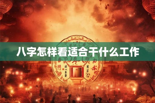 八字怎样看适合干什么工作 八字怎样看适合干什么工作