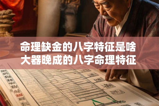 命理缺金的八字特征是啥 大器晚成的八字命理特征 