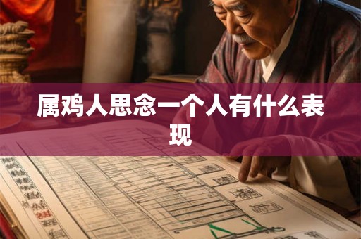 属鸡人思念一个人有什么表现 属鸡人思念一个人有什么表现